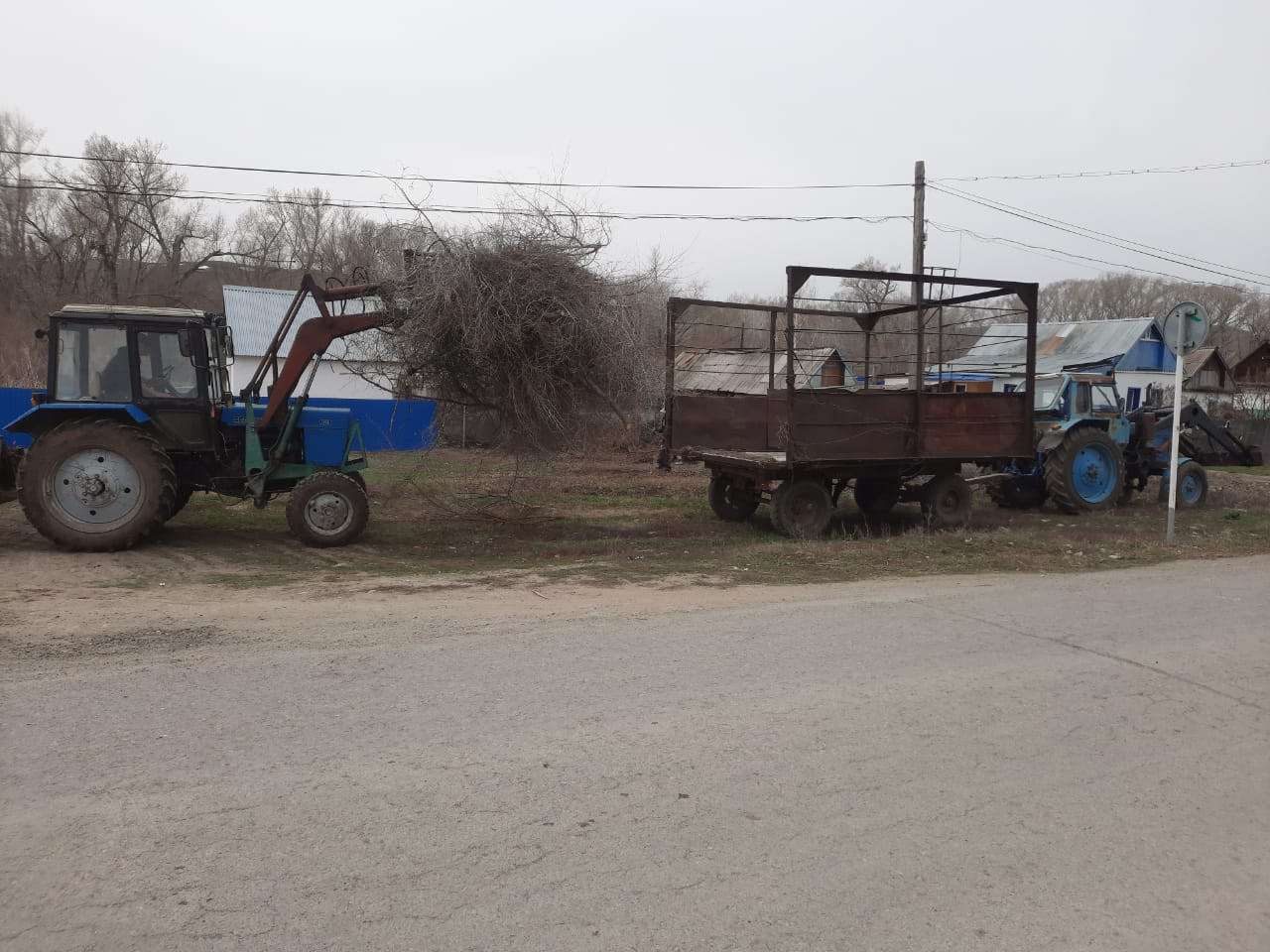 Миролюбовка ауылындағы санитарлық тазарту