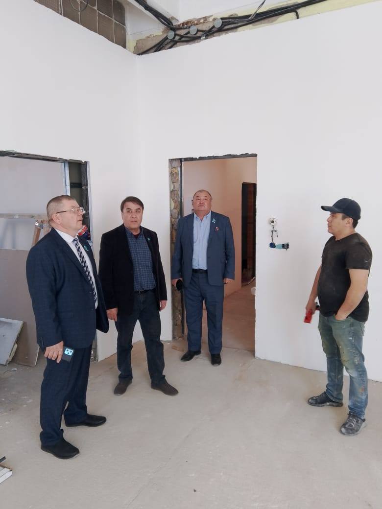 Кітапхананы күрделі жөндеу барысының мониторингі