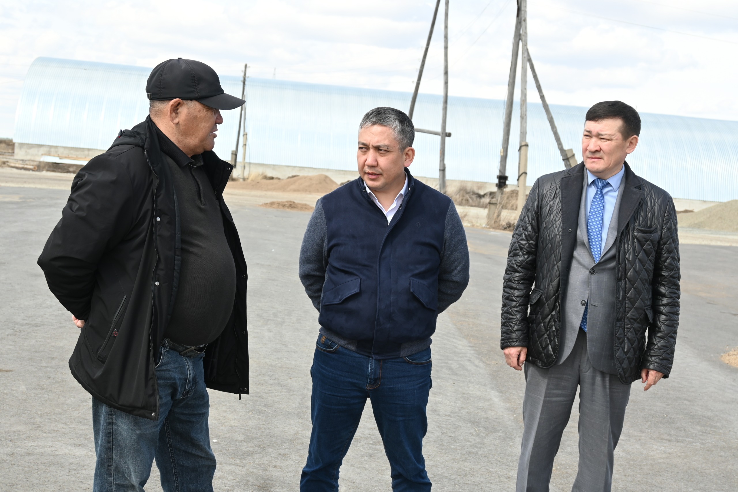 Сандықтау ауданы әкімінің "Бастау Агро"ЖШС басшысымен кездесуі