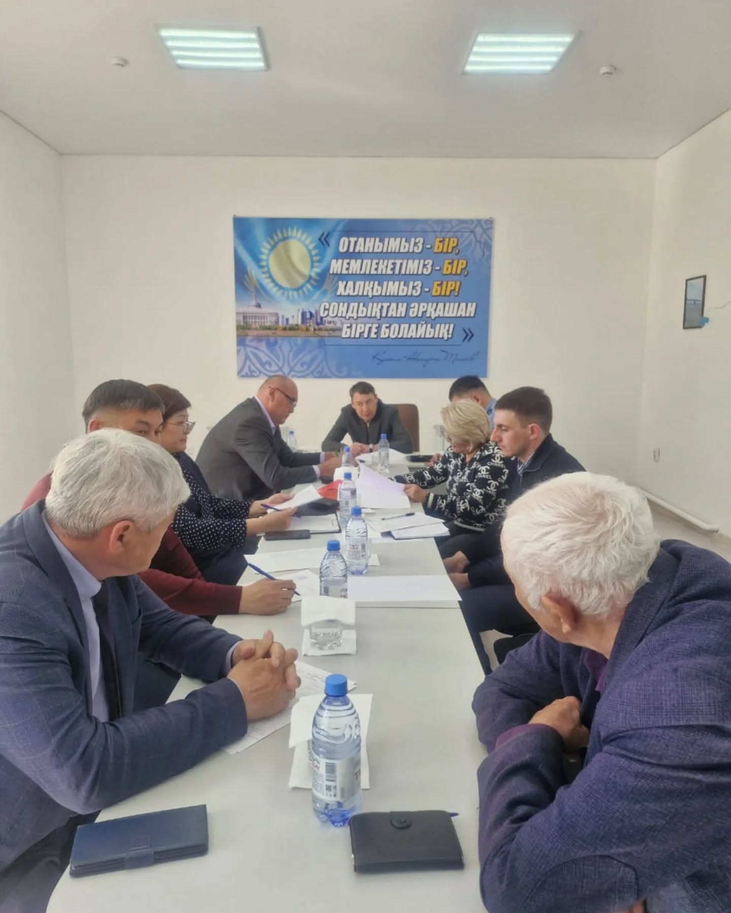 Дмитриев ауылдық округіндегі жұмыс тобының отырысы