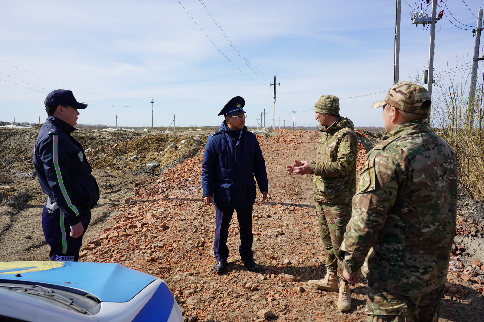 ПД бастығының орынбасары су тасқыны қаупі бар аумақтардағы полиция бекеттерін тексерді