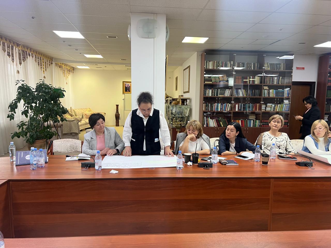 Аумақтық департаменттердің басшылары, білім беру саласындағы сапаны қамтамасыз ету комитеті, төрағаның орынбасары М.Т. Мелдебекованың басшылығымен семинар-тренинг ұйымдастырылды