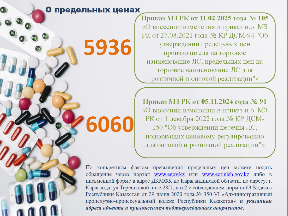 О предельных ценах лекарственных средств