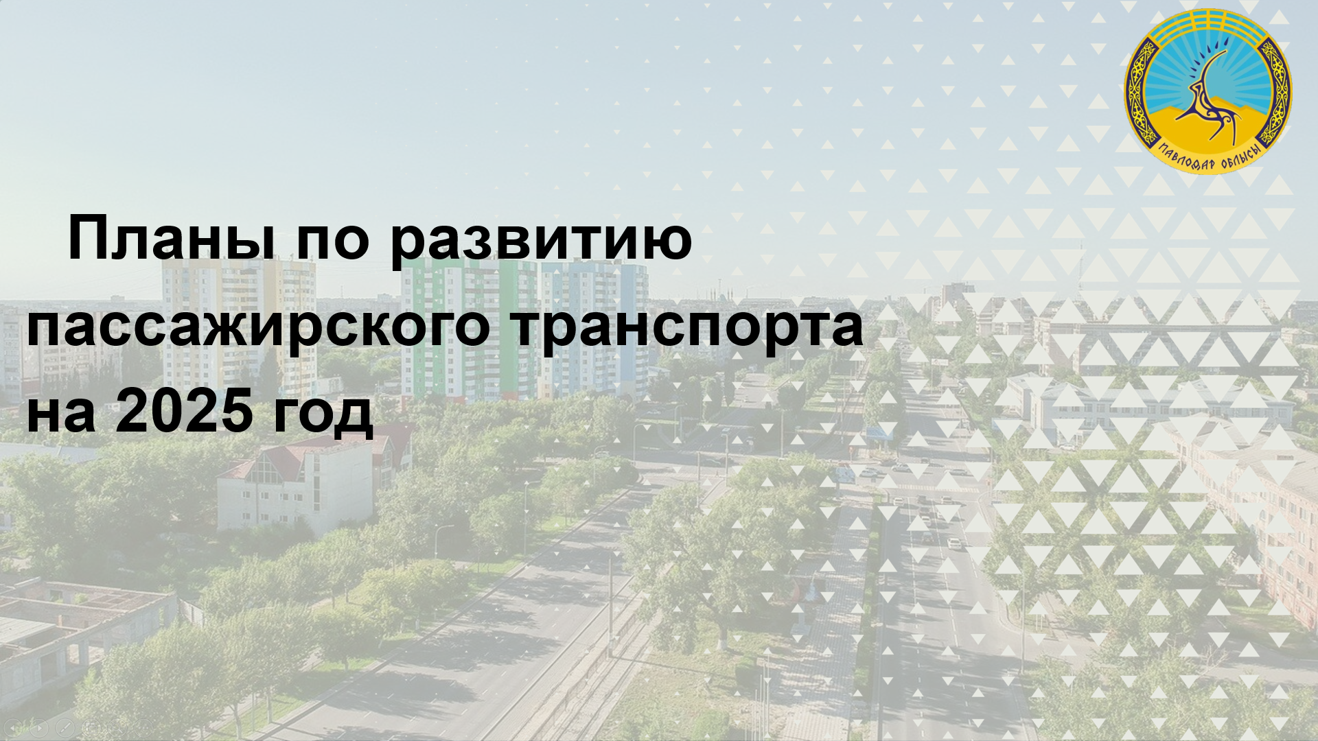 Планы по развитию пассажирского транспорта на 2025 год