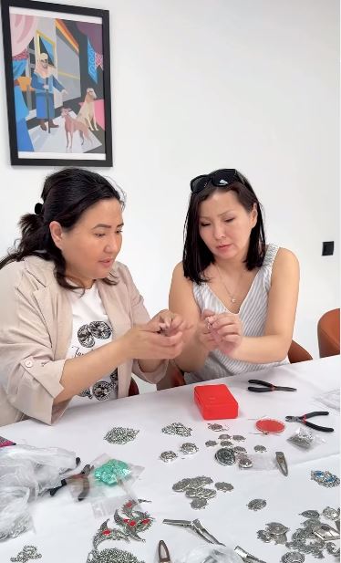 Шекелік шашбау жасау бойынша шеберлік мастер классы