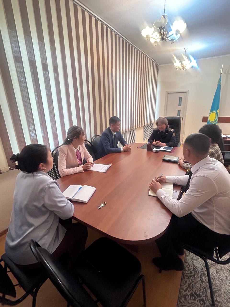 «Заң және тәртіп» бағытындағы алдын алу кездесуі