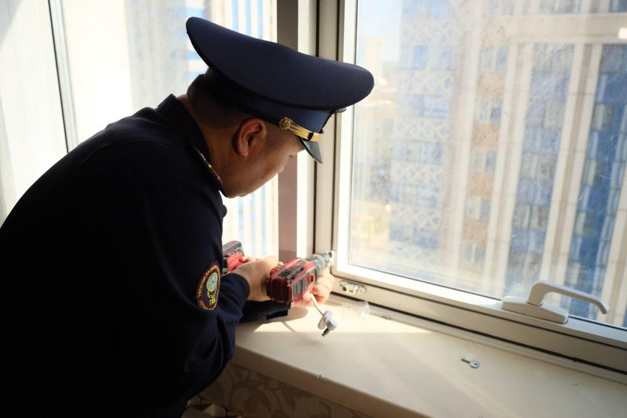 Астанада балалардың терезеден құлауының алдын алу шаралары күшейтіліп жатыр