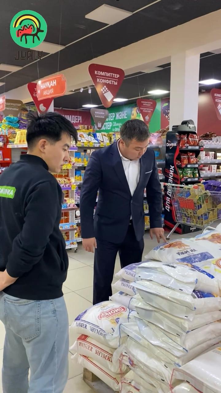 Баға тұрақтылығы – басты назарда Сауда орындарын аралап, түсіндірме жұмыстары жүргізілді.