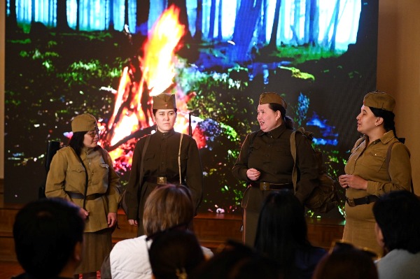 Ақтөбеде зағиптар қоғамымен Әлия Молдағұлованың 100 жылдығына арналған спектакль қойылды