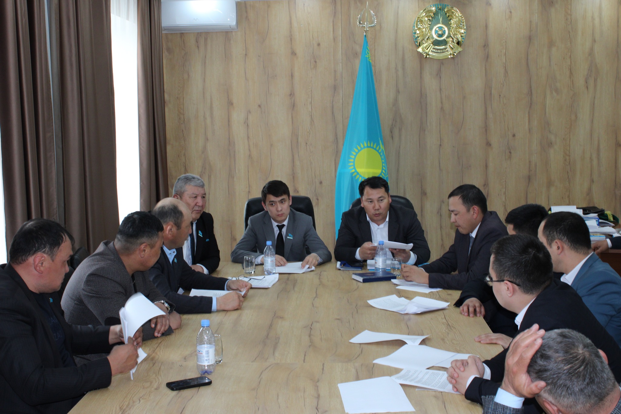 Аудандық мәслихаттың бюджет, экономика, ауылшаруашылығы және экология мәселелері жөніндегі тұрақты комиссия отырысы оздырылды.