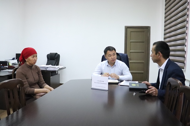 АУДАН ӘКІМІНІҢ ОРЫНБАСАРЫ Б.СМАЙЛОВТЫҢ ЖЕКЕ ҚАБЫЛДАУЫ ӨТТІ