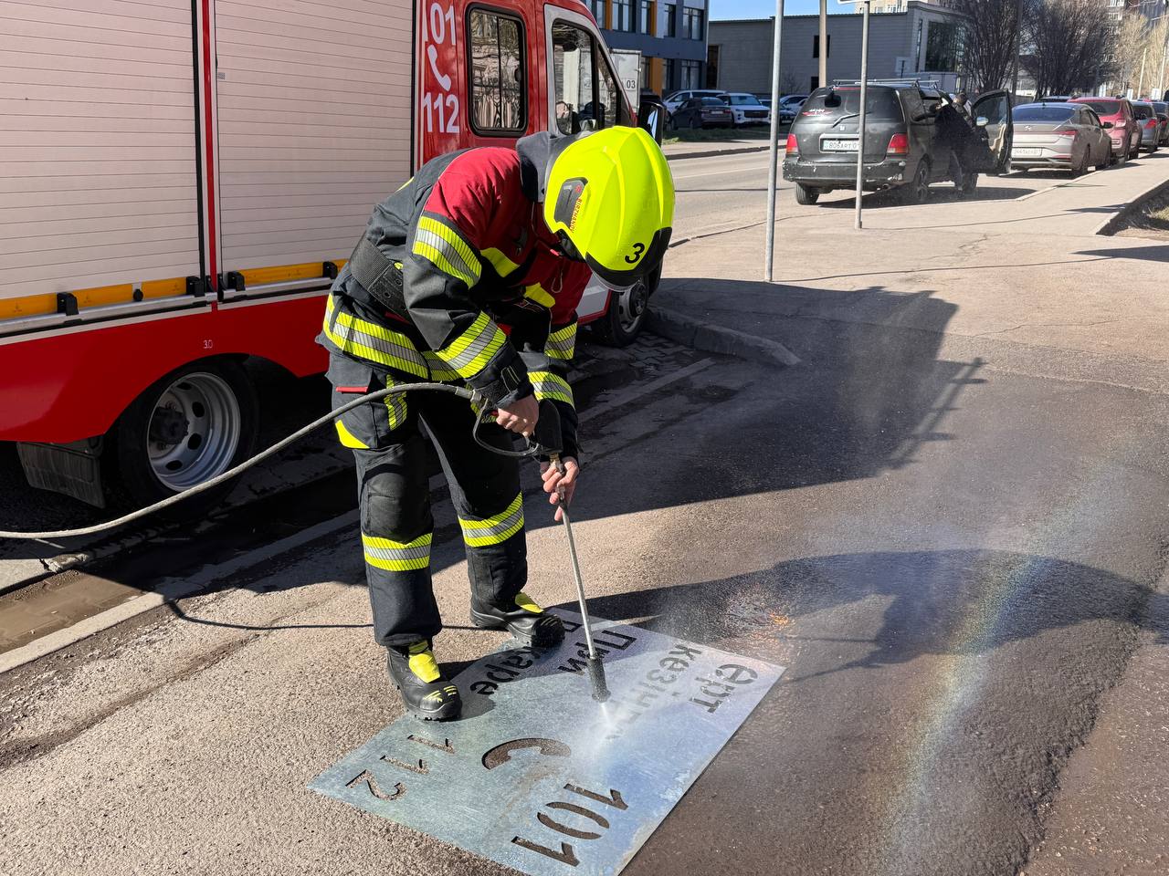 Қазақстанда алғаш рет: өрт қауіпсіздігі бойынша реверсивті үгіт-насихат жұмыстары