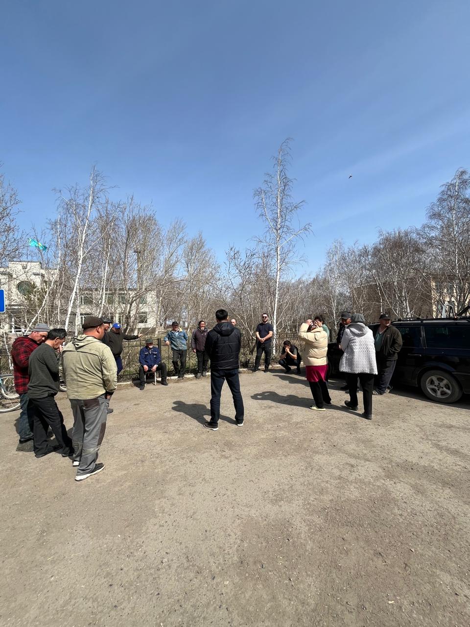 Тасты ауылдық округі бойынша ауыл шаруашылығы жануарларын жаю жөніндегі жиын