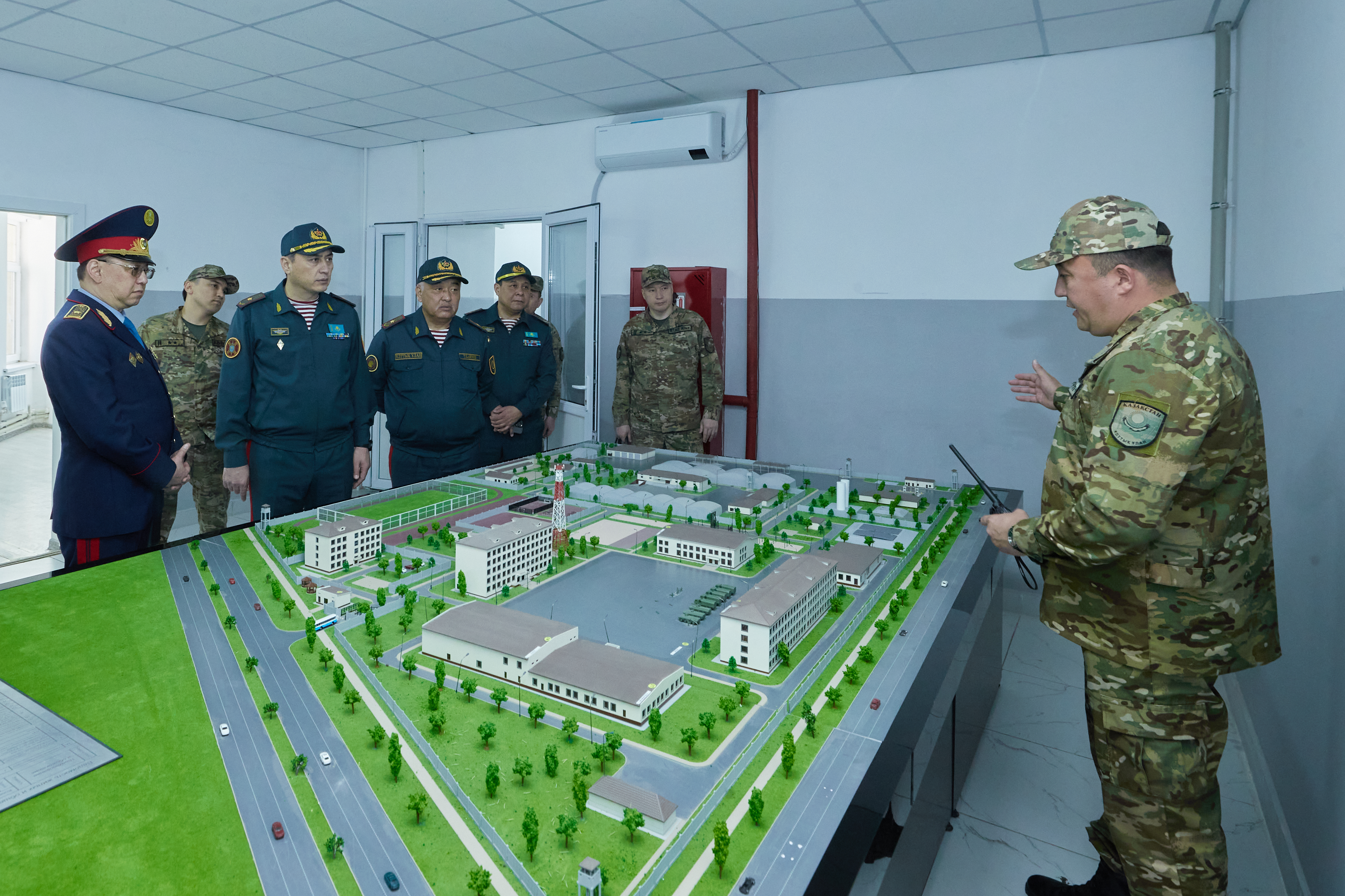 Ұлттық Ұланның Бас қолбасшысы Оңтүстікөңірлік қолбасшылығының әскери бөлімдеріне тексеру жүргізді