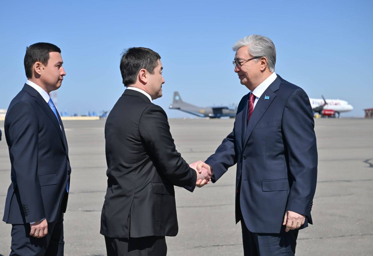 The head of state arrived on a working visit to the Mangistau region