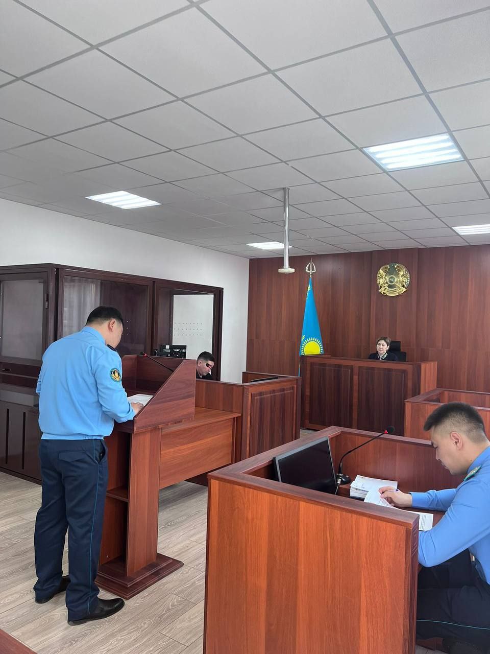 Бурабай ауданында жазаны ауыстыру туралы ашық сот отырысы өтті