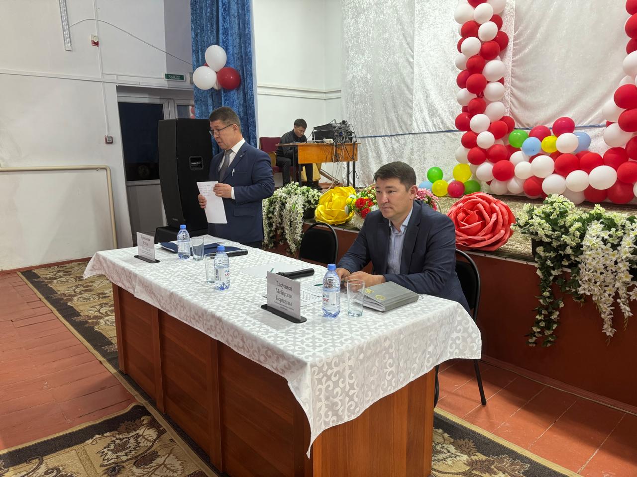 Мойынқұм ауданы Бірлік ауылдық округінің тұрғындарымен кездесу
