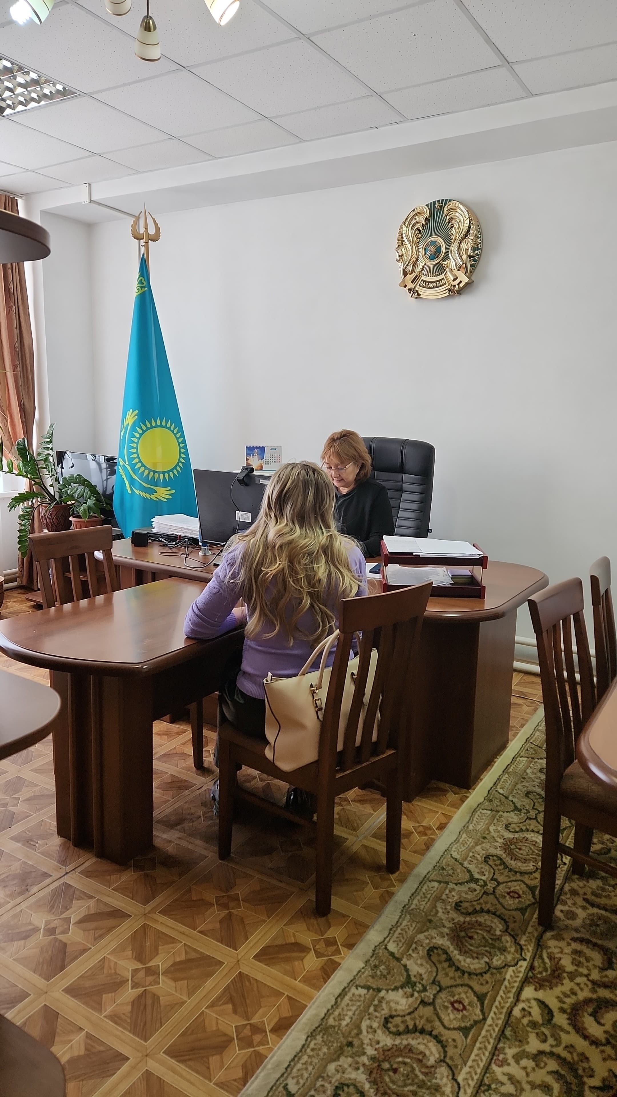 Департамент басшысы жеке мәселелері бойынша қабылдау өткізді
