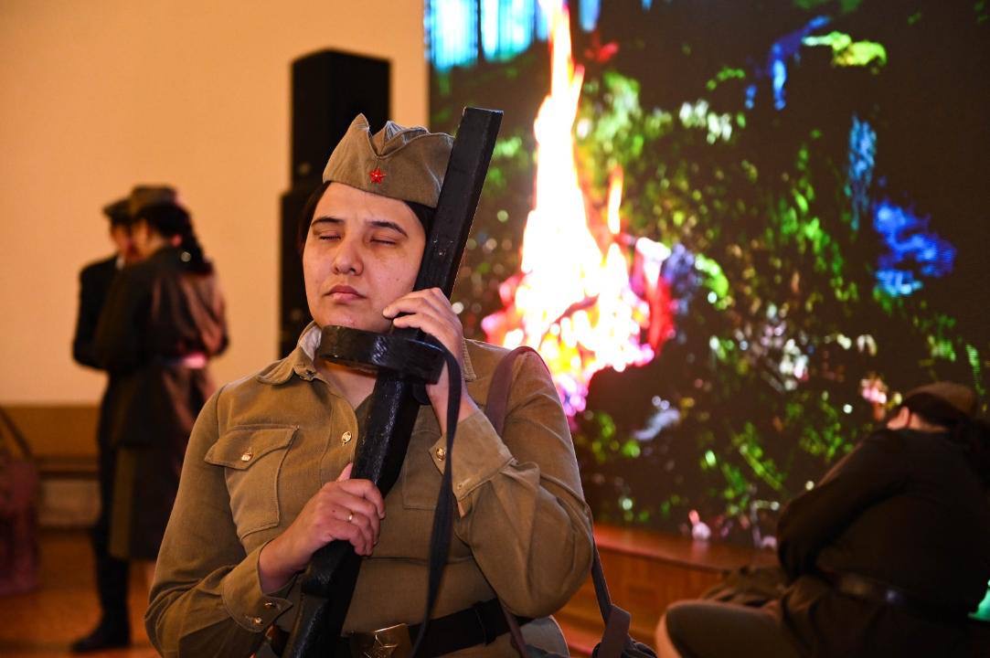 Ақтөбеде зағиптар қоғамымен Әлия Молдағұлованың 100 жылдығына арналған спектакль қойылды.