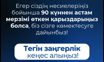 Сізде 90 күннен астам мерзімі өткен несиелер бар ма?