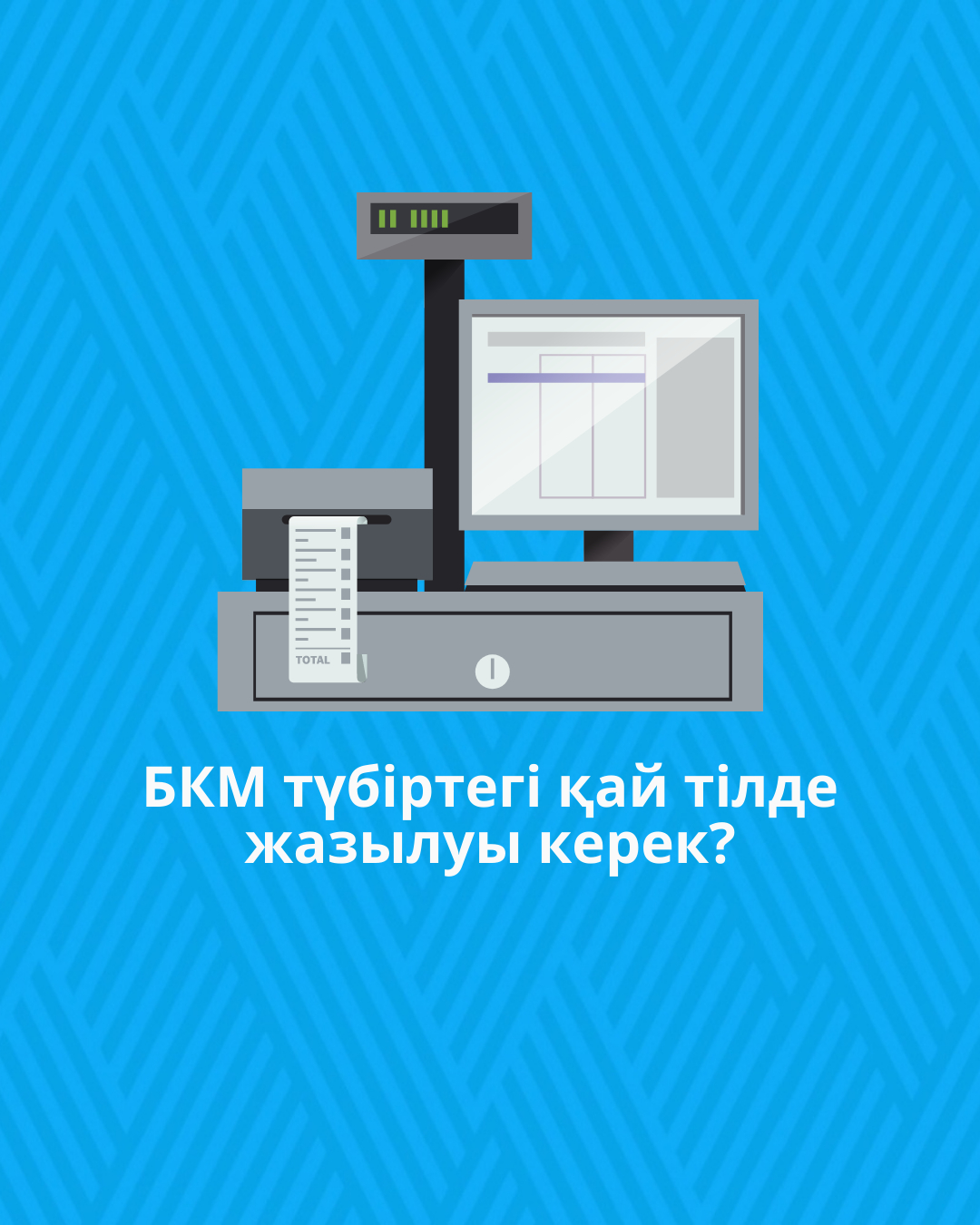БКМ түбіртегі қай тілде жазылуы керек?