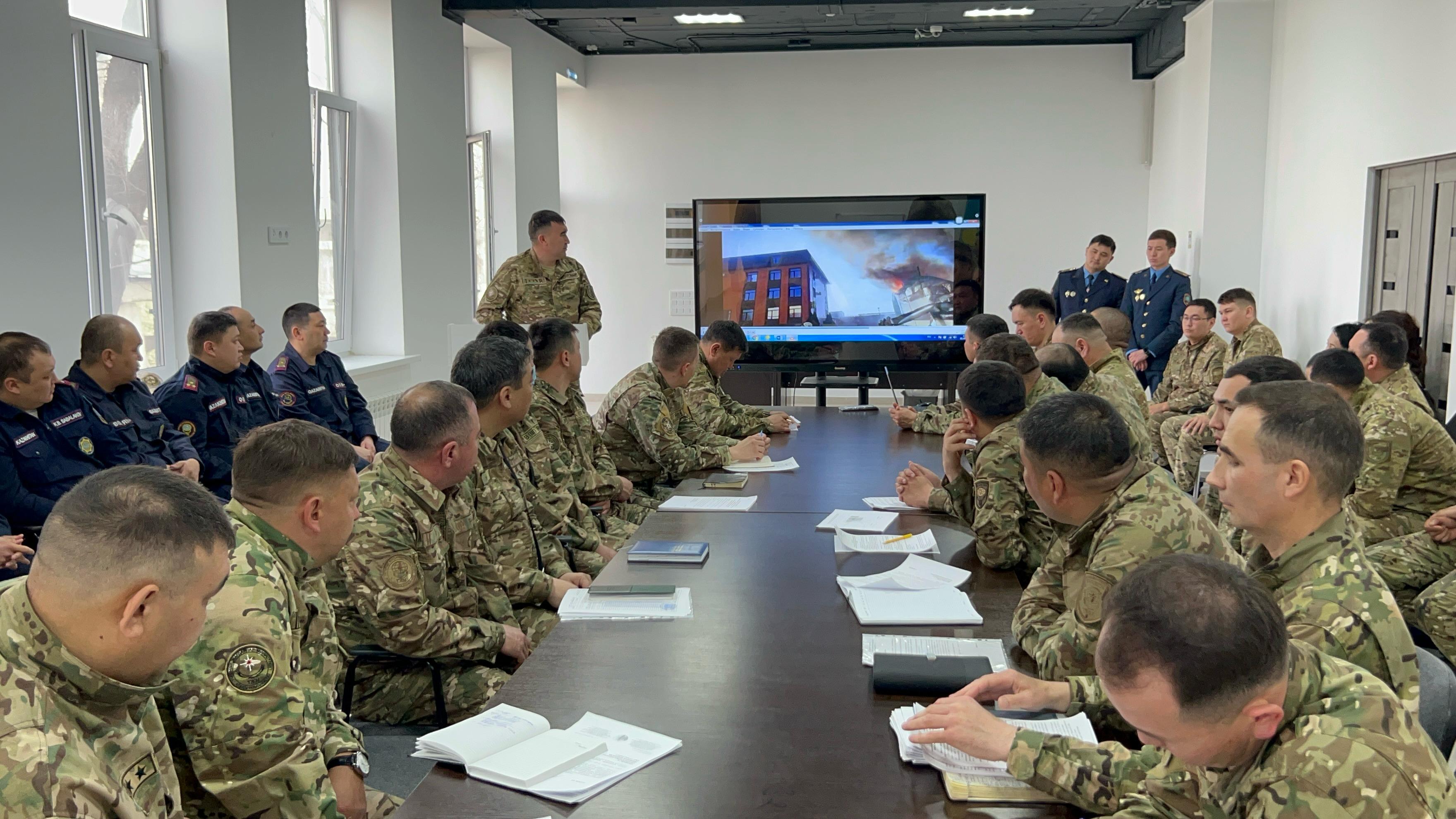 Алматы облысында ірі өрттерді талдау өткізілді