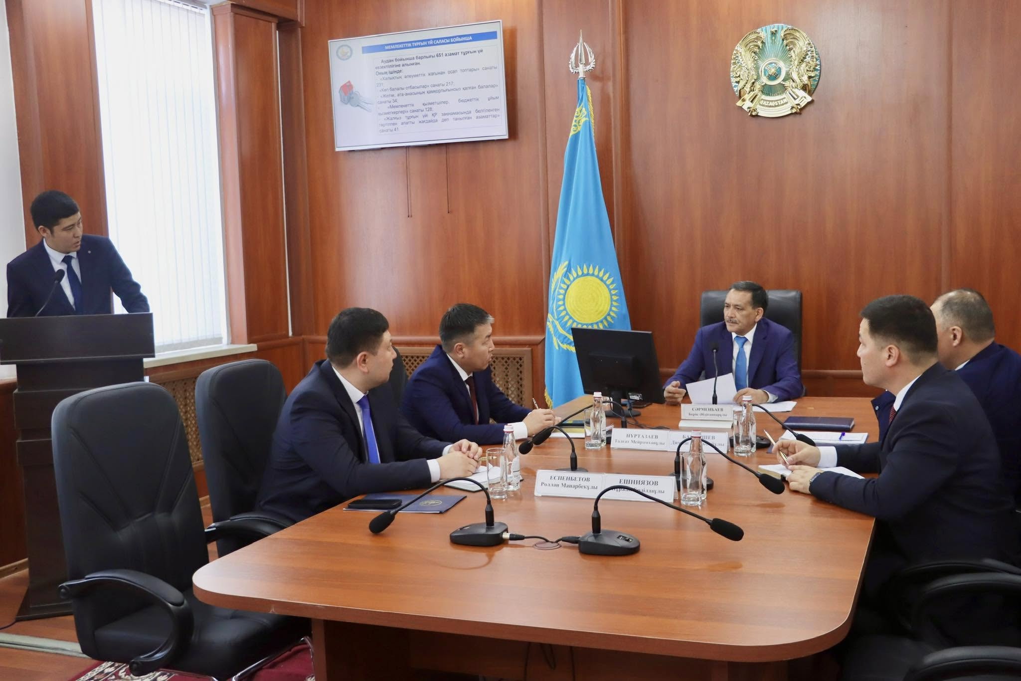 Аудан әкімдігінің отырысы өтті