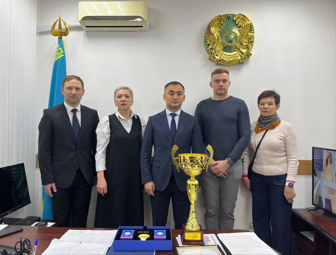 Қысқы спорт түрлерінің өкілдерімен кездесу