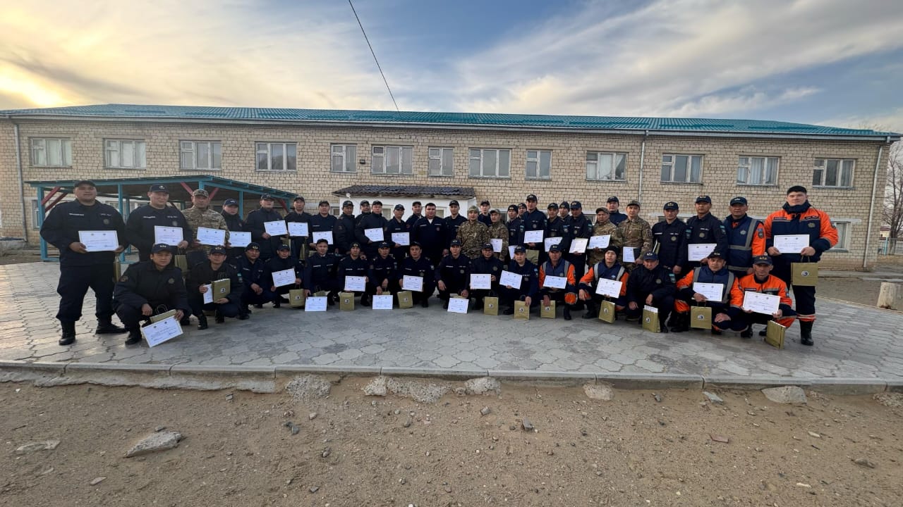 Маңғыстаулық құтқарушылар су тасқынына қарсы жұмыстарды аяқтады