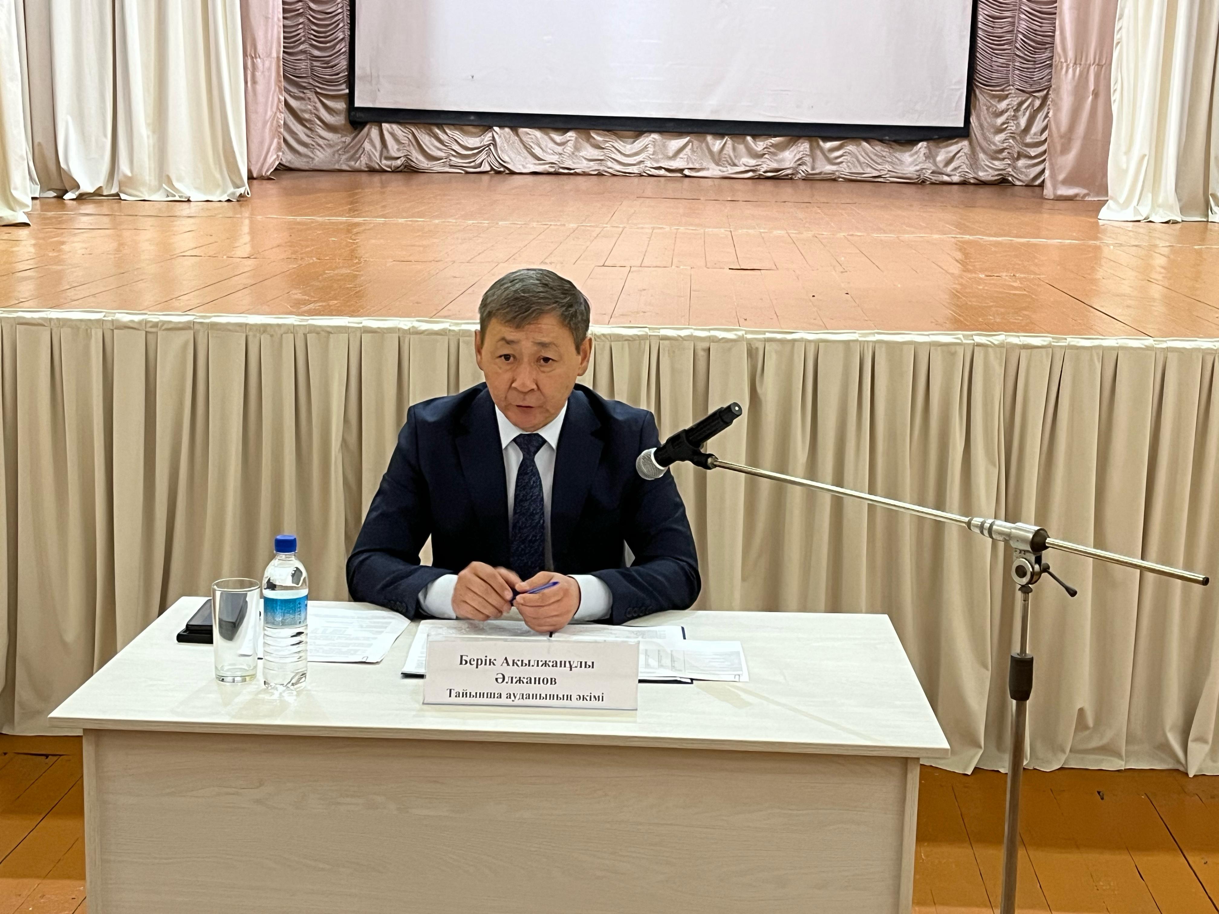 2025 ж.01.04 жағдайы бойынша Тайынша ауданының ауылдық округ әкімдерімен кездесуде тұрғындар көтеретін өзекті мәселелерді орындау туралы ақпарат