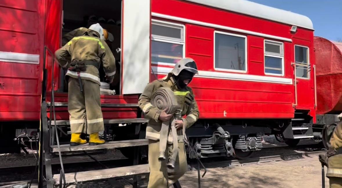 Қарағанды облысында 2025 жылғы өрт қауіпті кезеңіне дайындық және өрт сөндіру күштерін тексеру жұмыстары