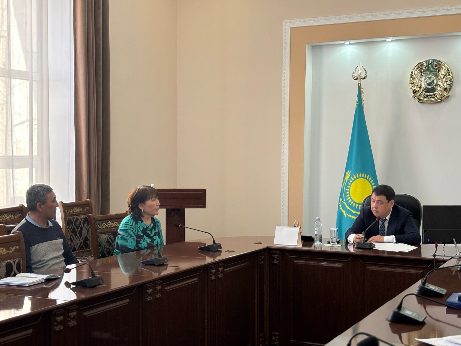 2025 жылдың 2 сәуірінде аудан әкімі Р.Ә. Аңбаев азаматтарды жеке қабылдау өткізді