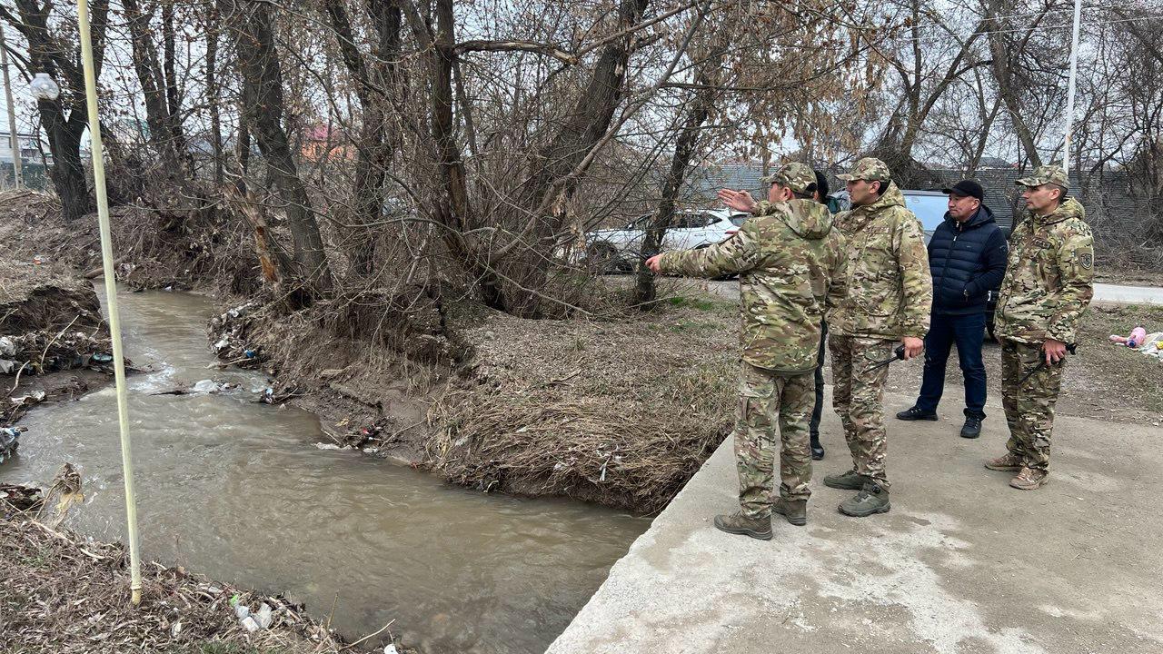 Талғар ауданындағы су тасқыны және көшкін қаупі бар учаскелерді зерттеу