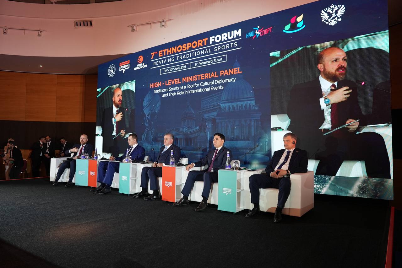 Министр Ербол Мырзабосынов Санкт-Петербургте өткен Этноспорт форумына қатысты