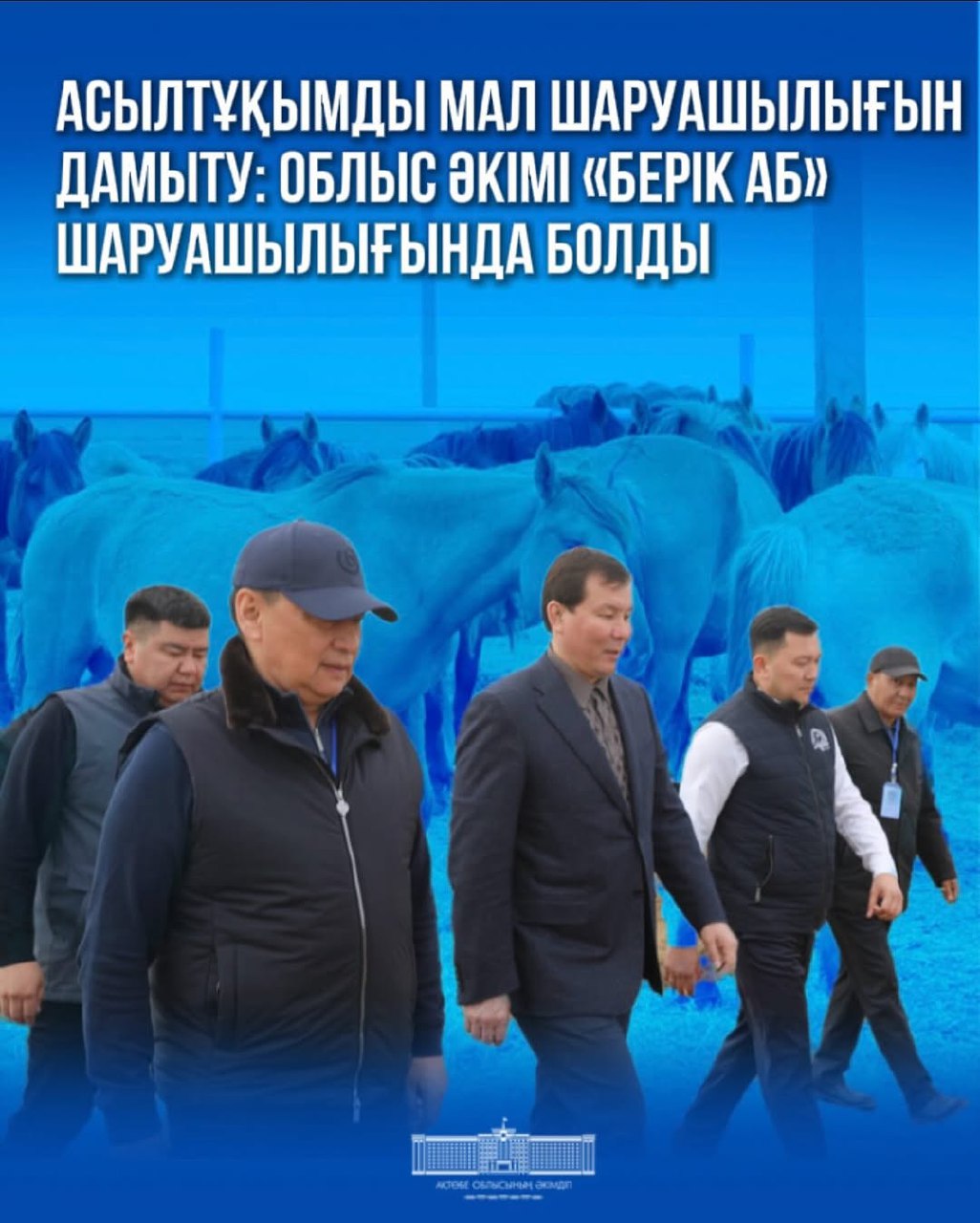Асылтұқымды мал шаруашылығын дамыту: облыс әкімі «Берік АБ» шаруашылығында болды