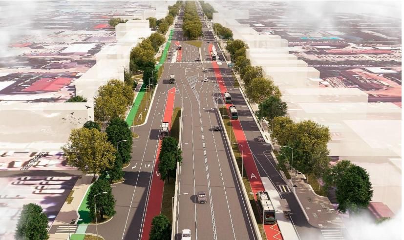 BRT на проспекте Райымбек батыра реализуют по принципу «от фасада до фасада»