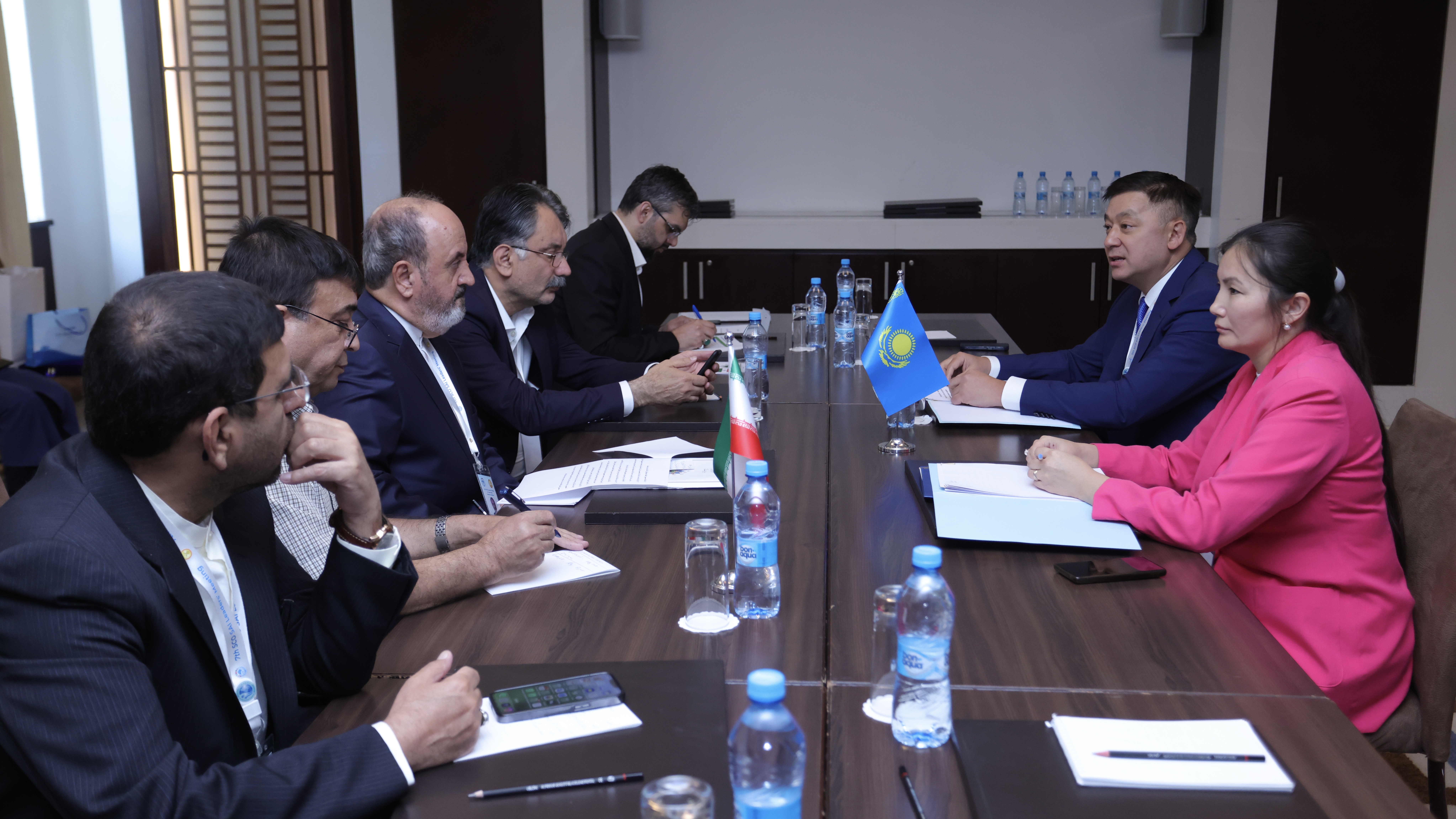 The delegations of the Supreme Audit Institutions of Kazakhstan and Iran held a meeting in Dushanbe