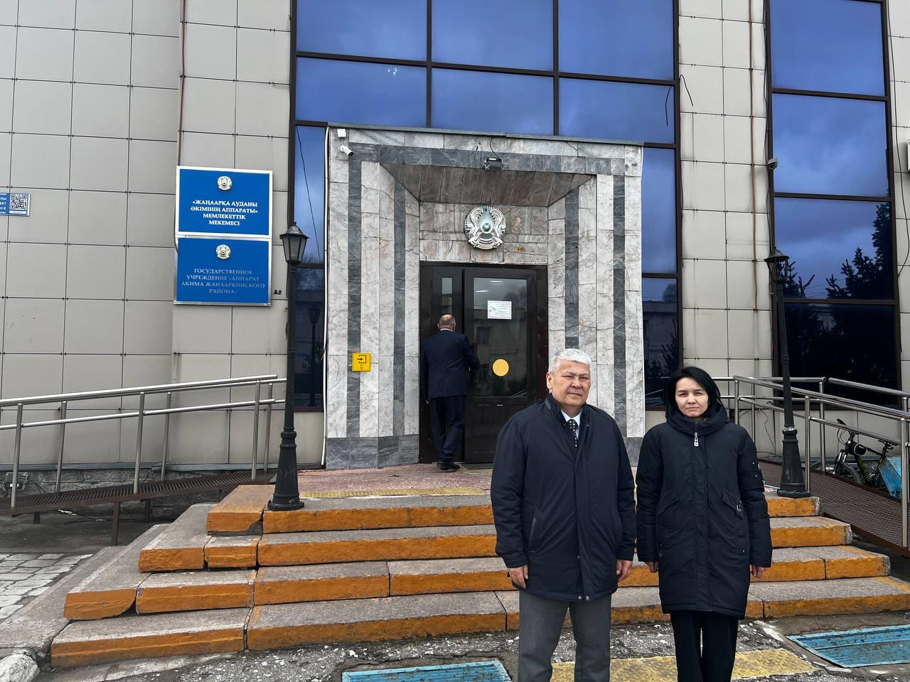 Жаңаарқа ауданының активімен кездесті