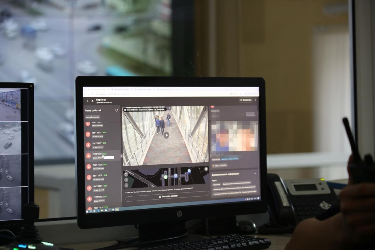 Өскемен қаласында видеоаналитика көмегімен полиция қызметкерлері жоғалған жасөспірімді тапты