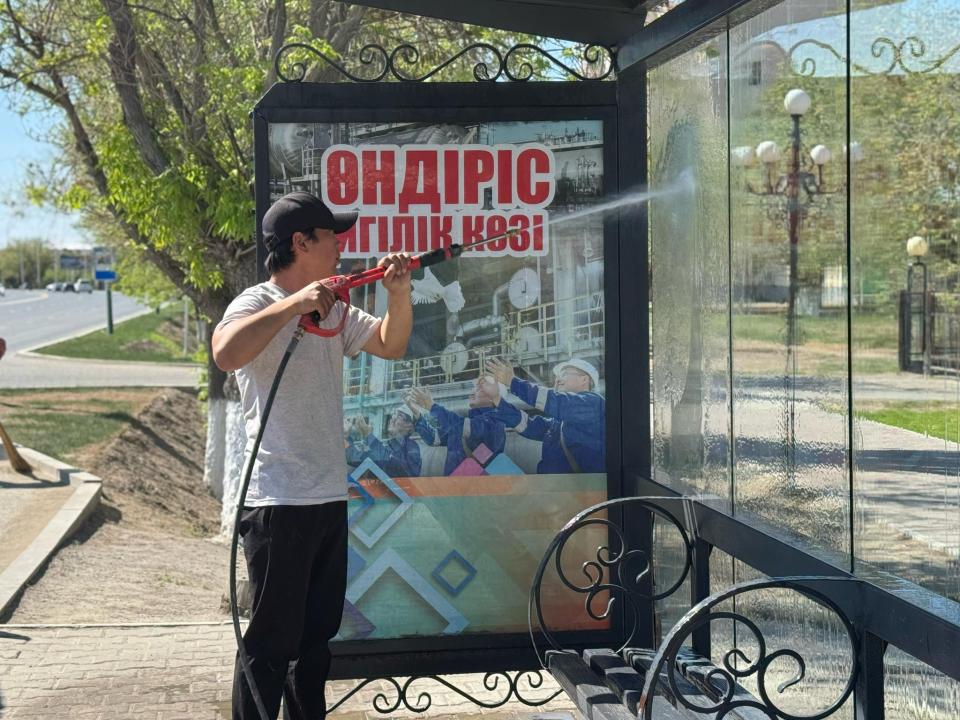 «Таза Қазақстан»: продолжаются работы по санитарной очистке и благоустройстве