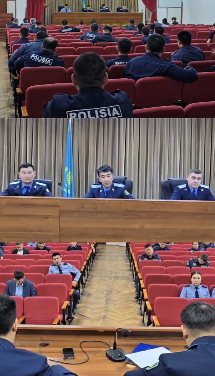 Алматы қаласының арнайы прокурорларымен Алмалы ауданы прокурорының орынбасарымен бірлесе отырып Алмалы аудандық полиция басқармасында «азаптауларды ескерту, полиция қызметкерлерінің арасында жою» тақырыбында полиция қызметкерлерімен кездесу өткізілді