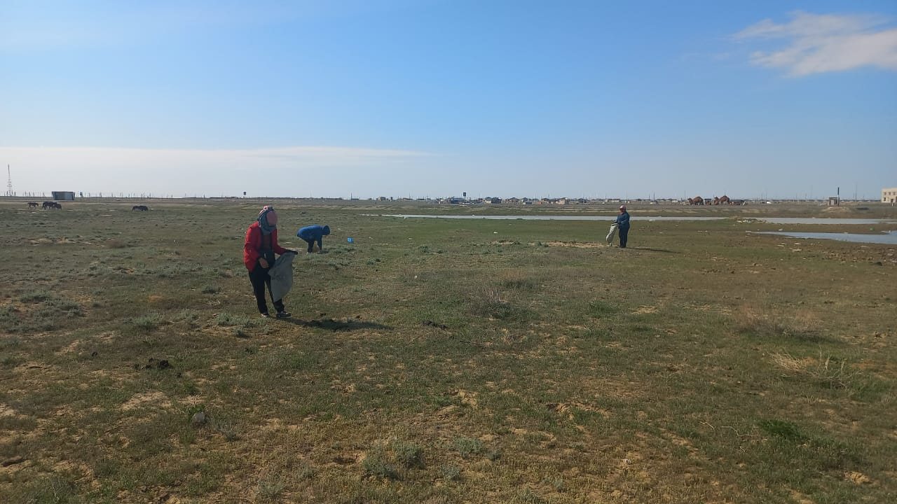 Ауданда сенбілік жұмыстары қарқынды қолға алынды