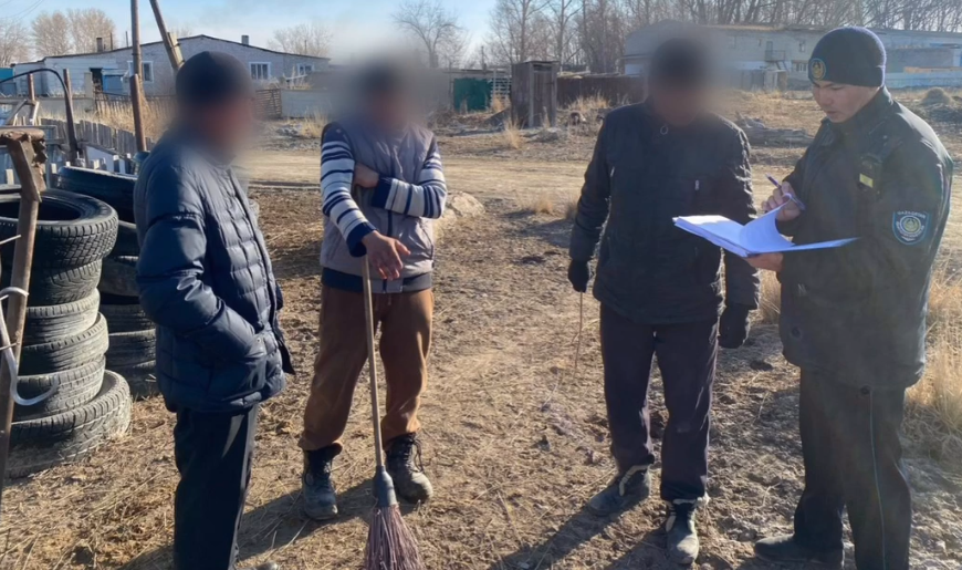 «Таза Қазақстан» акциясы аясында полиция мен әкімдік бірлесіп абаттандыру рейдтерін өткізуде