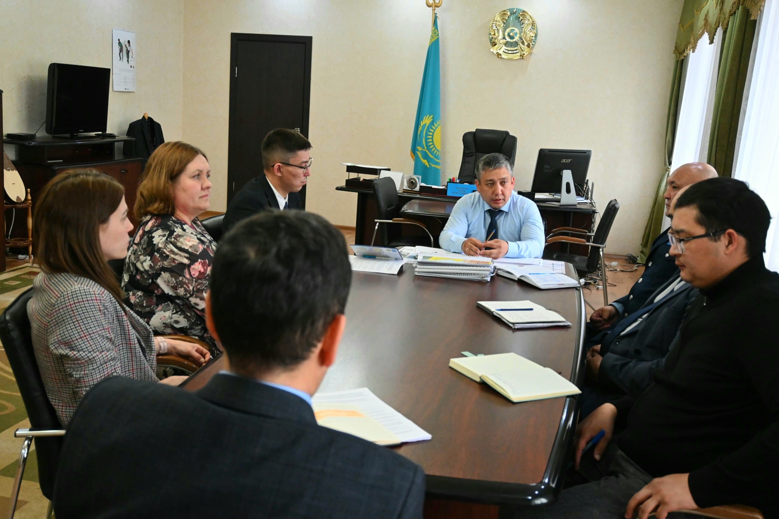 Сандықтау ауданының әкімі ҚТҚ мәселесі бойынша жұмыс кеңесін өткізді