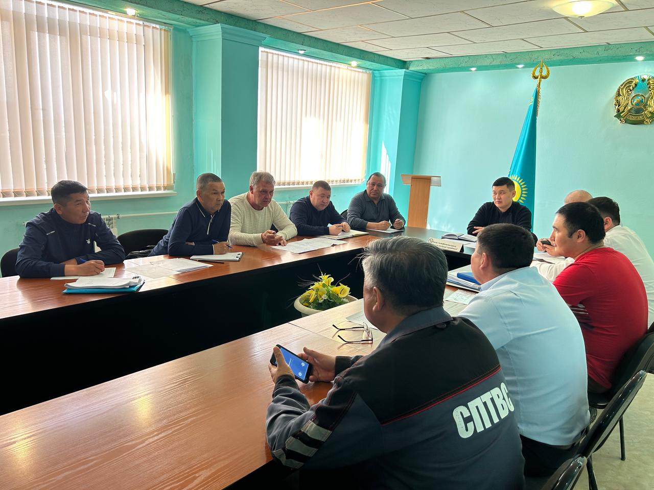 Комитет төрағасының орынбасары Ә. Әубәкіров және басқарма басшысы Б. Тұрлыбеков «Қарағанды облысының Жезқазған қаласын сумен жабдықтауды ескере отырып, Есқұла суағарының құрылысы (түзету 2)» жобасының құрылыс жұмыстарын бақылау мақсатында іссапарға барды.