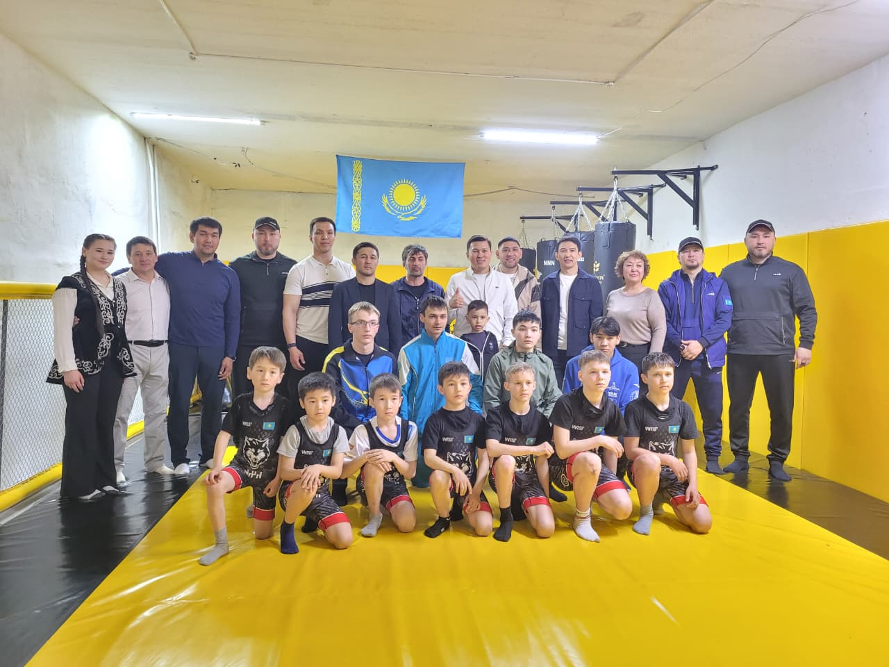 Целиноград ауданы Жалғызқұдық ауылында жаңа спорт залы ашылды