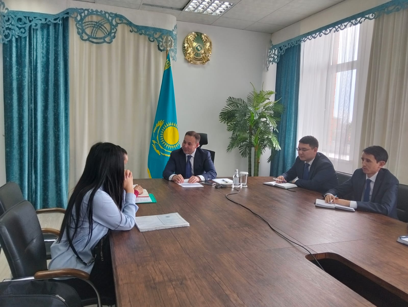 Целиноград ауданының әкімі Дарын Сабырғалиұлы азаматтарды жеке мәселелері бойынша кезекті қабылдауды өткізді