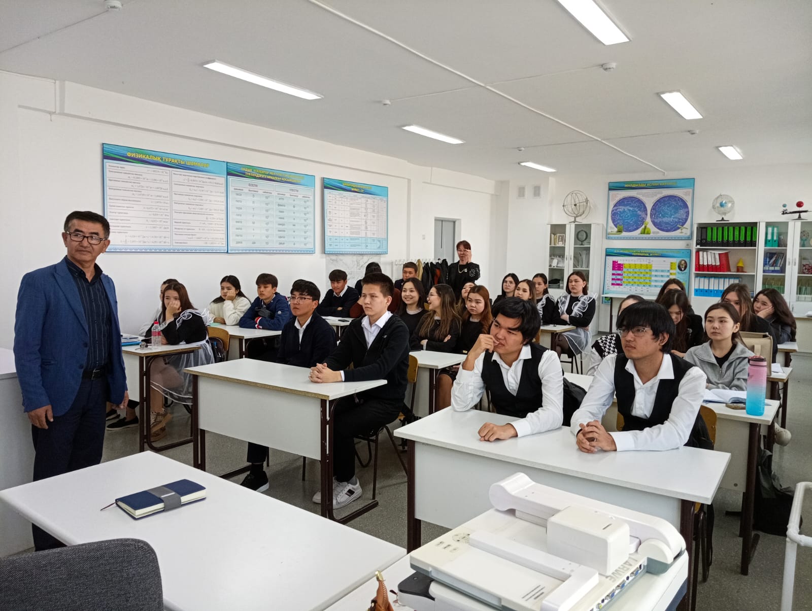 Оқушылармен кездесу ұйымдастырылды.