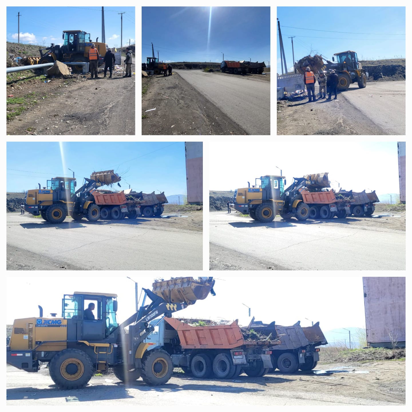 Глубокое ауылында қоқыс шығару