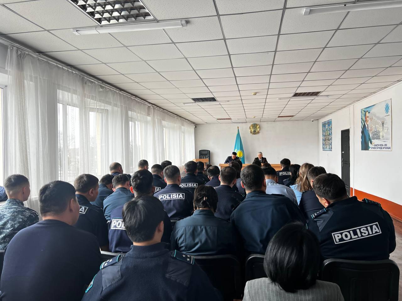 “Ұлытау облысының полиция департаменті Жаңаарқа ауданының полиция бөлімі” мемлекеттік мекемесінe барып